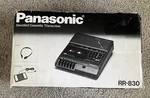 Panasonic RR-830 Desktop Cassette Transcriber / Recorder. Fixed Price $69.99.