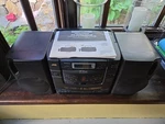 Working Jvc PC-XC30 Boom Box Am/fm Radio 6-CD Changer Dual Cassette. Fixed Price $80.00.