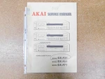 Akai GX-F31 Stereo Cassette Deck Service Manual W/ Schematics (original). Fixed Price $20.00.