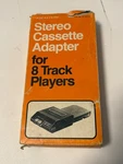 Realistic Cassette Adapter For Track Players #12-1875, Clean Untested W/box. Fixed Price $8.99.