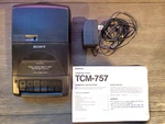 Sony Cassette Portable Tape Recorder Player TCM-757 Instruction Manual. Fixed Price $15.99.