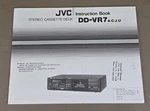 Jvc Stereo Cassette Deck DD-VR7 A/c/j/u Instruction Book D-3186. Fixed Price $54.95.