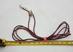 Vintage Red 5 Wire Telephone Cord Western Automatic Electric 4FT. Fixed Price $15.95.