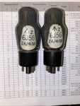 Gec Osram 6J5G Pair Little-used Matched Test-strong GOOD-2000 + England. Fixed Price $231.22.