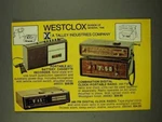 1973 Westclox Ad - Ac/battery Cassette Recorder #80055. Fixed Price $19.99.