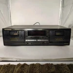 Pioneer CT-W404R Double Cassette Deck Home Audio Black Auto Reverse Dolby Hx Pro. Fixed Price $59.95.
