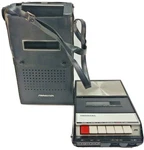 Vintage Soundesign Cassette Recorder 7621 With Black Hard Case Powers-on Plays. Fixed Price $19.75.