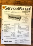 Technics RS-B33W Cassette Service Manual *original*. Fixed Price $14.97.