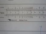 Nakamichi T-100 Audio Analyzer Tape Calibration Scale To Read Watts & Volts. Fixed Price $40.00.