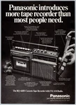 1974 Panasonic RQ-448S Tape Recorder Radio Vtg 8"X11" Magazine 1970'S HTN69. Fixed Price $5.00.