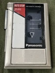 Vintage Panasonic RQ-345 One Touch Mini Cassette Recorder Auto Stop Tested. Fixed Price $28.00.