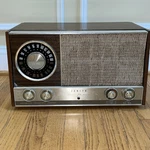 Early 1960S Zenith MJ1035-1 Am/fm Tube Stereo Radio Tested Works But Hum Plscdes. Fixed Price $124.99.