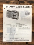 Sharp GF-1740 -1740X 1740A Radio Cassette Service Manual *original*. Fixed Price $19.97.