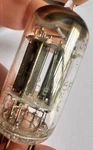 Sylvania Jan 5687 Wa Nos D Getter Black Plates (1 Tube) 7119/E182CC. Fixed Price $75.00.