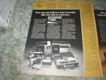 Vintage Panasonic Stereo & Tape Recorder Ads SE-850, SE-970, SE-1099, RQ-212S,. Fixed Price $9.50.