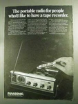 1968 Panasonic RF-7270 Royalaire Radio/tape Recorder. Fixed Price $19.99.