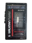 Vintage Sony Walkman Cassette Player Fm Radio WM-F17. Fixed Price $25.53.