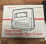 Realistic Radio Shack 44-233A High Power Audio & Video Tape Eraser Usa. Fixed Price $29.00.