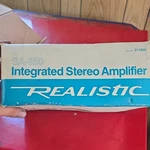 Realistic SA-150 Integrated Stereo Amplifier 2-CHANNEL Model 31-1955. Fixed Price $25.00.