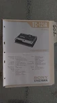Sony TC-121A Service Manual Original Repair Book Schematic 32 Pages 1973. Fixed Price $25.00.