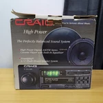 Craig AG1110K Stereo Cassette Player Am Fm Radio 2 SG310 Powerplay Speakers 6.5". Fixed Price $175.00.