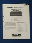 Onkyo A-8500 Integrated Amplifier Service Manual Factory Original The Real Thing. Fixed Price $18.04.