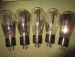 (5) Nos To Strong UX-281 CX-381 Globe Ham Radio Tubes. Fixed Price $60.00.
