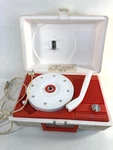 Vintage Portable Solid State Kid Record Player 3207D Needs New Needle. Fixed Price $42.00.