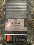 Radio Shack Realistic Ctr- 56 Portable Cassette Tape Player/recorder +mic Vtg. Fixed Price $10.00.