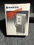 Vintage Sanyo Microcassette Recorder Trc 5650 Ear Phone & Tape Works Has Static. Fixed Price $12.02.