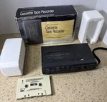 Radio Shack Voice Actuated Tape Recorder Cassette Player CTR-76 Model #14-1156. Fixed Price $19.99.