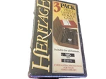 Heritage Sealed New Video Cassette Storage Case 3 Pack Vhs And Beta. Fixed Price $12.00.