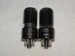 X Ken-rad 6K6GT Tubes *black Glass*very Strong "bogey" PAIR*(2 Available). Fixed Price $39.99.