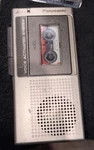 Vintage Panasonic RN-109A Voice Activated Micro-cassette Recorder With 2 Tapes. Fixed Price $35.00.