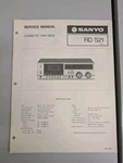 Sanyo Rd S21 Cassette Tape Deck Service Manual D-5304. Fixed Price $64.95.
