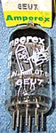 1 Nos Amperex Bugle Boy 6EU7 Vacuum Tube Vintage Audio Twin Triode Great Britain. Fixed Price $125.00.