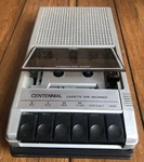 Cassette Tape Recorder Centennial Model No C-693A. Fixed Price $29.99.