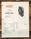 Superscope C-108A Portable Cassette Service Manual *original*. Fixed Price $14.97.