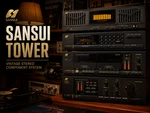 Sansui Tower Rare Vintage Stereo Component System. Fixed Price $6499.00.