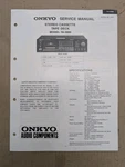 Onkyo Model TA-2800 Stereo Cassette Tape Deck Service Manual D-4737. Fixed Price $64.95.