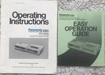 Original Panasonic PV-3200 / PV-3000 PV-A32E Owner User Manual. Fixed Price $9.99.