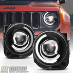 Blk 2015-2018 Jeep Renegade Led Drl Tube Mono-eye Projector Headlights Headlamps. Fixed Price $249.99.