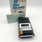Vintage General Electric 3-5103 Portable Cassette Tape Recorder Ac/dc W/ Box. Fixed Price $21.83.