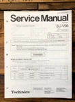 Technics SU-V96 Amplifier Supp. Service Manual *original*. Fixed Price $9.97.