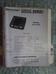 Sharp AV-5000 Service Manual Original Repair Book Tape Deck Player Recorder. Fixed Price $30.00.