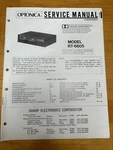 Sharp Optonica RT-6605 Cassette Tape Deck Service Manual Vintage Oem Diagrams. Fixed Price $11.99.