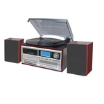 Techplay ODC128BT Wood Bluetooth Shelf Stereo System & Record Player Cd Cassette. Fixed Price $119.95.