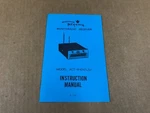 Vintage Regency Monitoradio Receiver Instruction Manual, Model ACT-R-10H/L/U. Fixed Price $9.95.