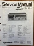 Panasonic SG-20 Fm/am/fm Stereo With Cassette Tape Deck Service Repair Manual. Fixed Price $19.94.