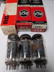 Three (3) Pieces Rca 7868 Tubes For Fisher 400 500B 500C Scott 299C 299D 340B. Fixed Price $119.00.